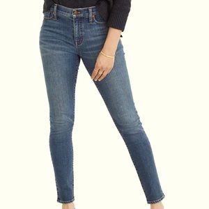 Madewell Denim 9" High Rise Skinny Jeans Women's Size 28